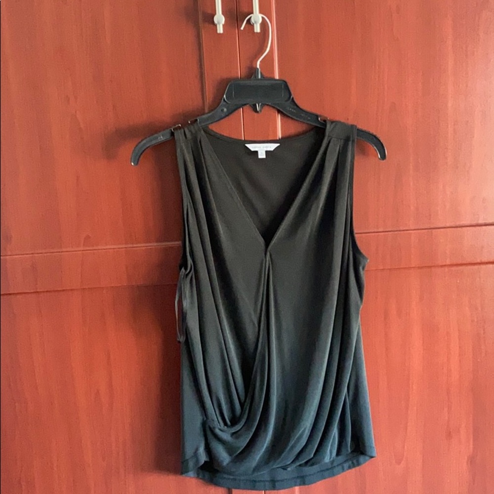 Naked Zebra black small tank top